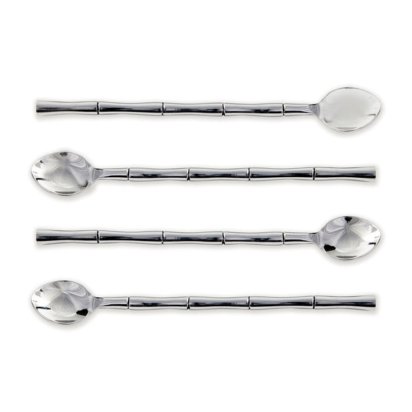 Grove Stirring Silver Spoon Set of 4 - BlueJay Avenue