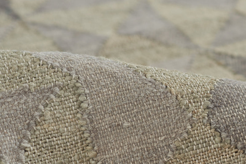 Gurara Chevrette Grey Wool Rug - BlueJay Avenue