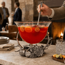 Harvest Glass Beverage Tub, Punch Bowl & Pedestal Centerpiece - BlueJay Avenue
