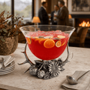 Harvest Glass Beverage Tub, Punch Bowl & Pedestal Centerpiece - BlueJay Avenue