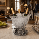 Harvest Glass Beverage Tub, Punch Bowl & Pedestal Centerpiece - BlueJay Avenue