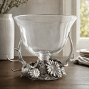 Harvest Glass Beverage Tub, Punch Bowl & Pedestal Centerpiece - BlueJay Avenue
