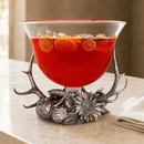 Harvest Glass Beverage Tub, Punch Bowl & Pedestal Centerpiece - BlueJay Avenue