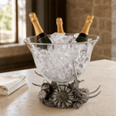 Harvest Glass Beverage Tub, Punch Bowl & Pedestal Centerpiece - BlueJay Avenue