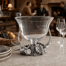 Harvest Glass Beverage Tub, Punch Bowl & Pedestal Centerpiece - BlueJay Avenue
