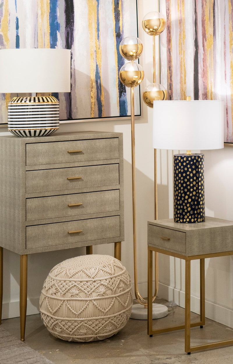 Haute Floreal Gold Floor Lamp - BlueJay Avenue