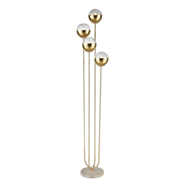 Haute Floreal Gold Floor Lamp - BlueJay Avenue