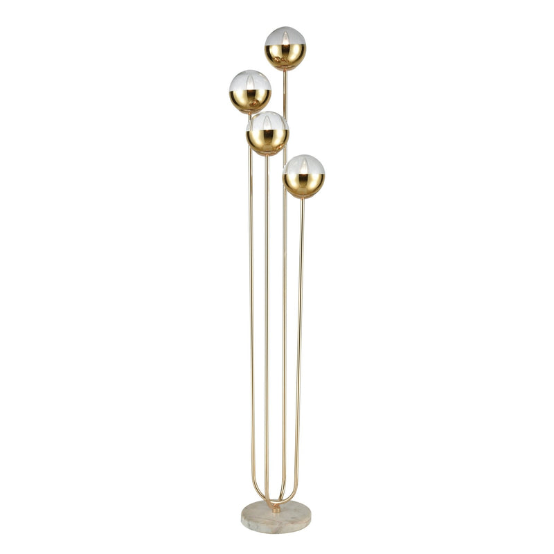 Haute Floreal Gold Floor Lamp - BlueJay Avenue