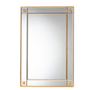 Iara Wood Gold Wall Mirror - BlueJay Avenue