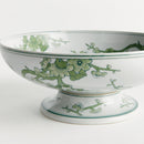 Imperial Empress Green Ceramic Decorative Footed Bowl - BlueJay Avenue