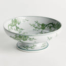 Imperial Empress Green Ceramic Decorative Footed Bowl - BlueJay Avenue