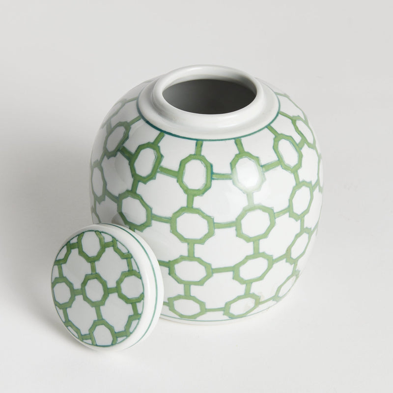 Imperial Link Lidded Jar - BlueJay Avenue