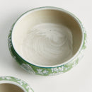 Imperial Lotus Ceramic Low Planter Pot, Set of 2 - BlueJay Avenue