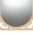 Isley Rattan Wall Accent Mirror - BlueJay Avenue