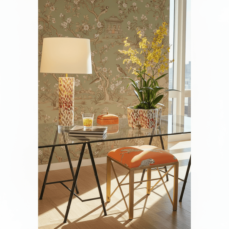 Jamboree Berry Quatrefoil Indoor Planter Pot - BlueJay Avenue