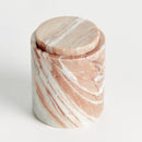 Jaqueline Marble Decorative Lidded Canister Jar - BlueJay Avenue