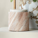 Jaqueline Marble Decorative Lidded Canister Jar - BlueJay Avenue