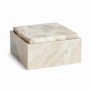 Jaqueline Square Marble Decorative Lidded Storage Box - BlueJay Avenue