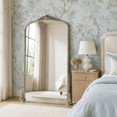 Jules Primrose Antique Silver Arched Full Length Floor Mirror, Large - 83" - BlueJay Avenue