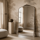 Jules Primrose Antique Silver Arched Full Length Floor Mirror, Large - 83" - BlueJay Avenue