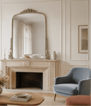 Jules Primrose Antique Silver Full Arch Mirror, Small - 61" - BlueJay Avenue