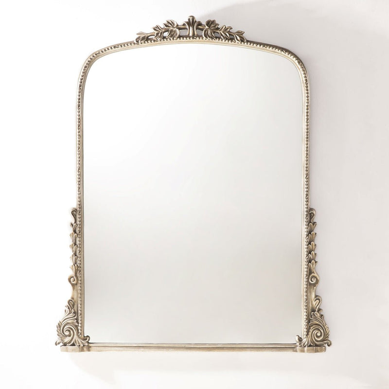 Jules Primrose Antique Silver Full Arch Mirror, Small - BlueJay Avenue