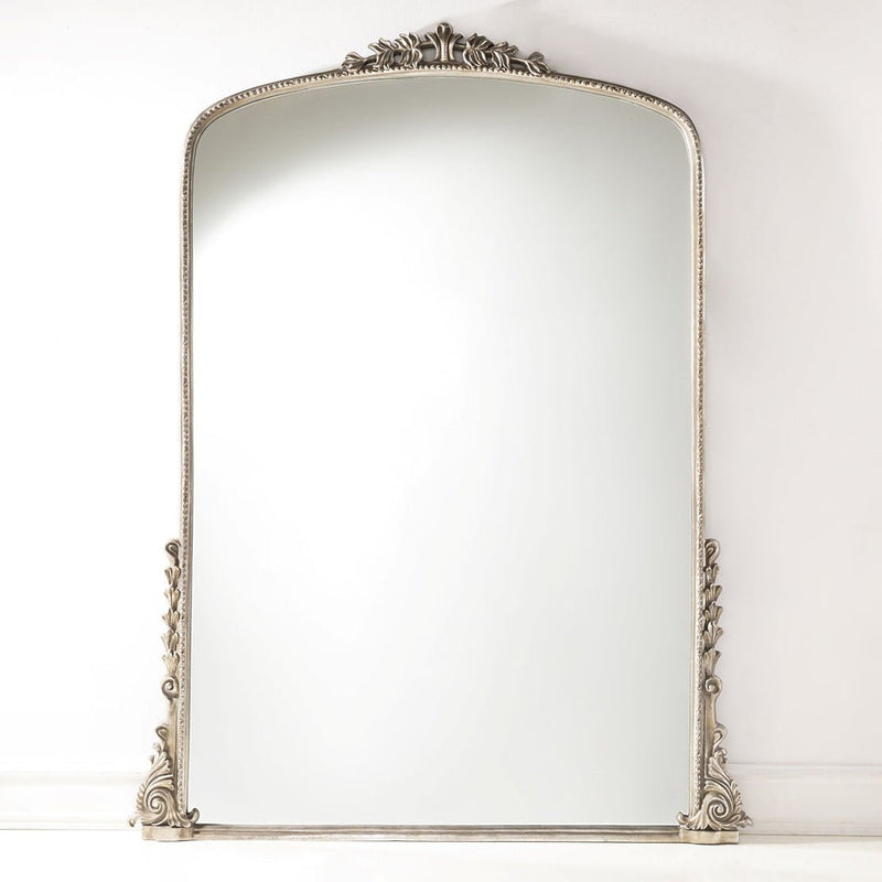 Jules Primrose Antique Silver Full Length Arch Floor Mirror, Large - BlueJay Avenue