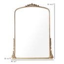 Jules Primrose Gold Full Arch Mirror, Large - BlueJay Avenue