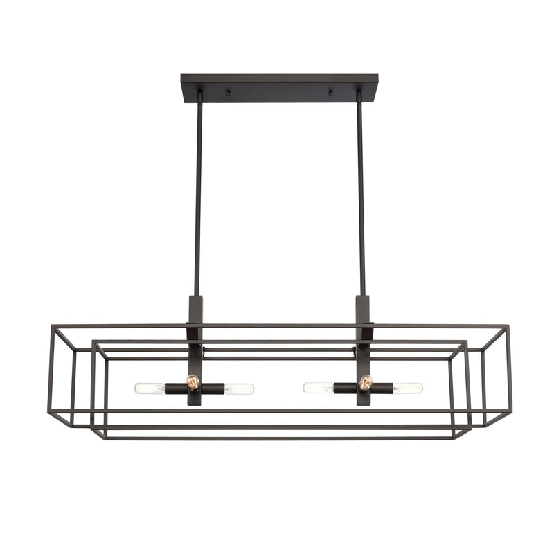 Kinsley 8 - Light Bronze Kitchen Island Lighting - BlueJay Avenue