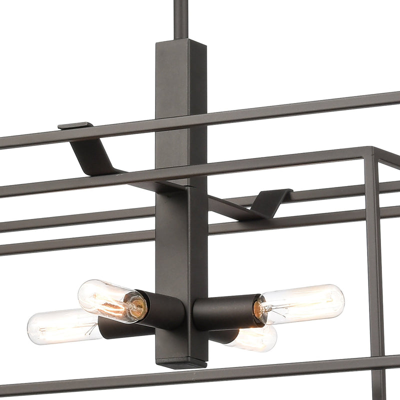 Kinsley 8 - Light Bronze Kitchen Island Lighting - BlueJay Avenue