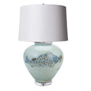 Large Cone Blue & White Fish Jar Porcelain Table Lamp - BlueJay Avenue