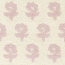 Lily Pink Floral Hand Tufted Wool Nursery Area Rug with Scalloped Border - BlueJay Avenue