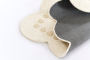 Lily Scalloped Wool Nursery Cream Rug - BlueJay Avenue
