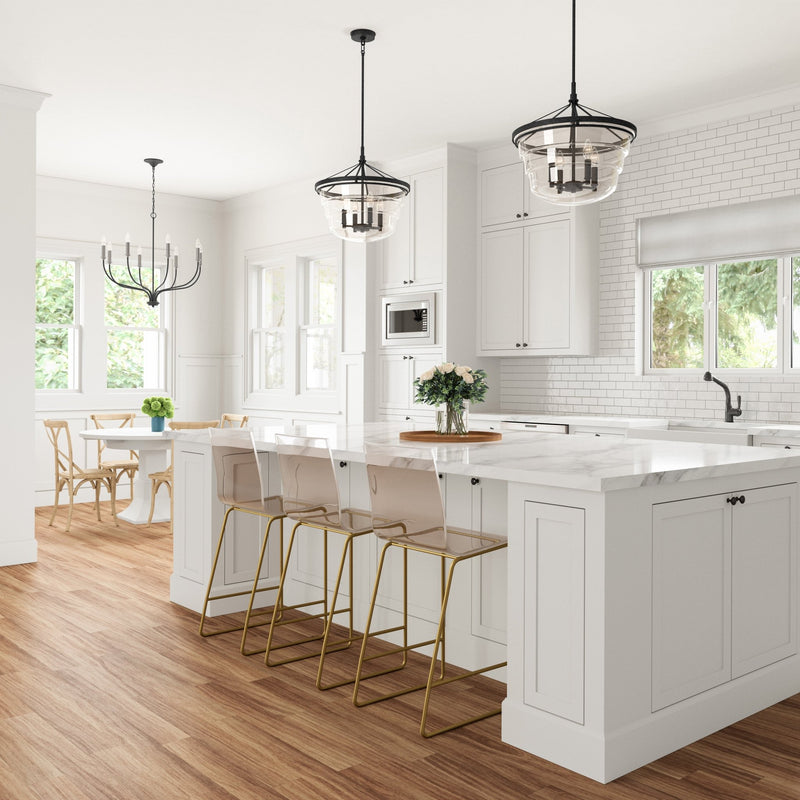 Madeline Gray Farmhouse Chandelier - BlueJay Avenue