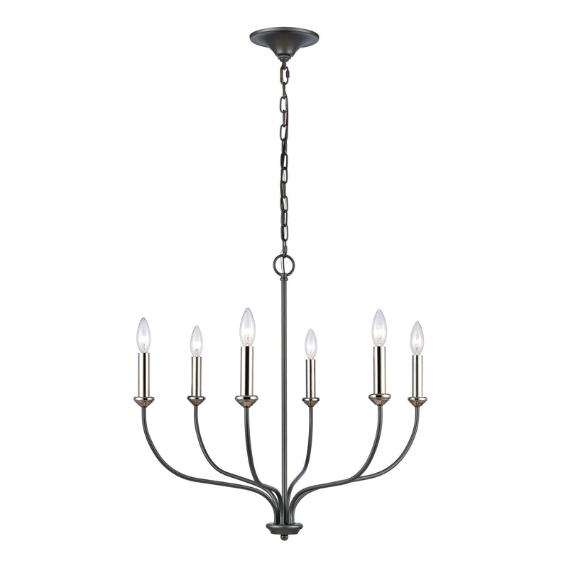 Madeline Gray Farmhouse Chandelier - BlueJay Avenue