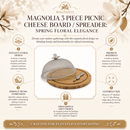 Magnolia 3-Piece Cheese Board & Serving Set - BlueJay Avenue