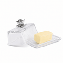Magnolia Glass Butter Dish with Lid - BlueJay Avenue