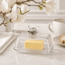 Magnolia Glass Butter Dish with Lid - BlueJay Avenue