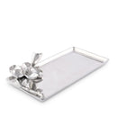 Magnolia Rectangular Aluminum Serving Tray, 6" x 12" - BlueJay Avenue