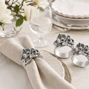 Magnolia Set of 4 Napkin Rings - BlueJay Avenue