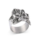 Magnolia Set of 4 Napkin Rings - BlueJay Avenue