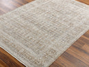 Margaret Traditional Taupe Washable Outdoor Rug - BlueJay Avenue