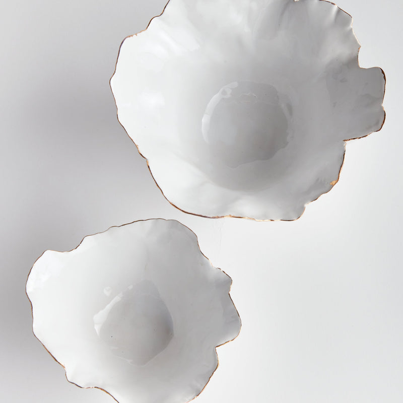 Maribella Ceramic Decorative Centerpiece Bowls, Set Of 2 - BlueJay Avenue