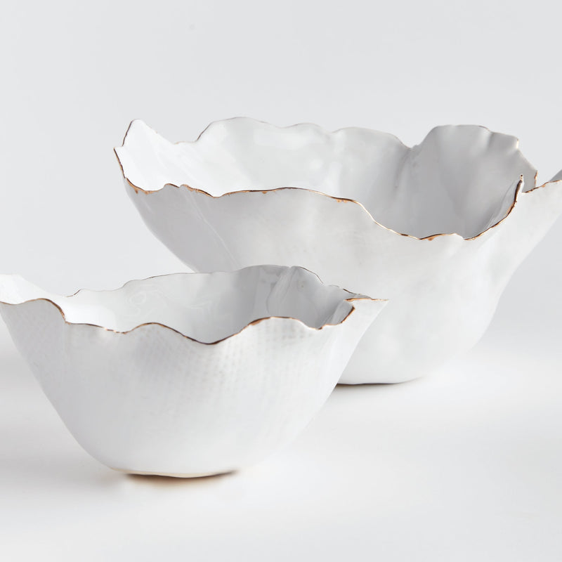 Maribella Ceramic Decorative Centerpiece Bowls, Set Of 2 - BlueJay Avenue