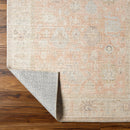 Marlene Dusty Pink Machine Woven Traditional Area Rug - BlueJay Avenue