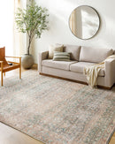 Marlene Emerald Traditional Area Rug - BlueJay Avenue
