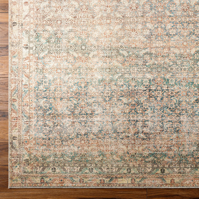 Marlene Emerald Traditional Area Rug - BlueJay Avenue