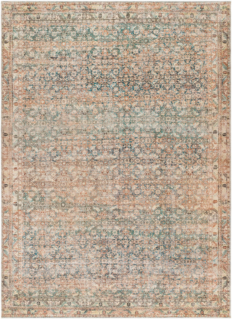 Marlene Emerald Traditional Area Rug - BlueJay Avenue