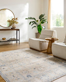 Marlon Light Beige Vintage Traditional Area Rug - BlueJay Avenue