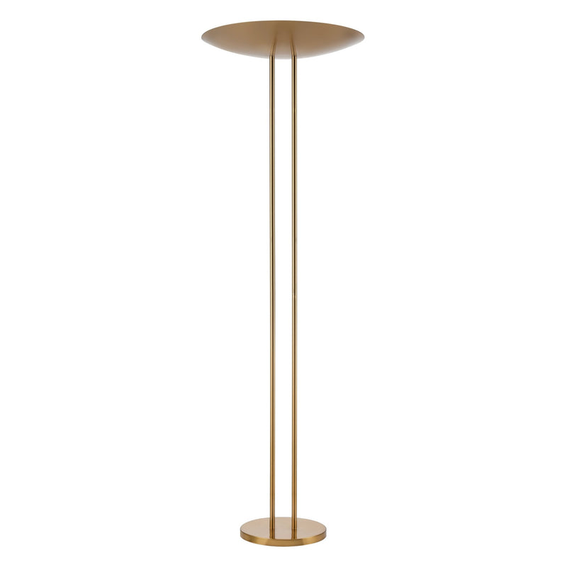 Marston Gold Floor Lamp in Aged Brass - BlueJay Avenue